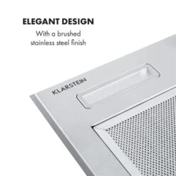 Simplica Dunstabzugshaube Einbau 52cm Abluft: 400 M³/h LED Edelstahl -Haushaltsgeräte Store 10034255 yy 0008 logo Klarstein Simplica Dunstabzugshaube 52cm Edelstahl