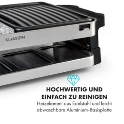 Sirloin Raclette 1500W Aluminium / Stein 8 Personen Kontroll-LED -Haushaltsgeräte Store 10034275 de 0003 logo