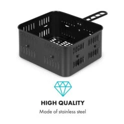AeroVital Cube Chef Heißluftfritteuse Frittierkorb Zubehör Edelstahl 8 AeroVital Cube Chef Heißluftfritteuse Frittierkorb Zubehör Edelstahl -Haushaltsgeräte Store 10034407 yy 0004 logo Klarstein AeroVital Cube Chef Frittierkorb