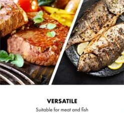 AeroVital Cube Chef Heißluftfritteuse Steak-Käfig Zubehör Edelstahl -Haushaltsgeräte Store 10034408 yy 0003 logo Klarstein AeroVital Cube Chef Steak Kaefig