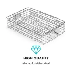 AeroVital Cube Chef Heißluftfritteuse Steak-Käfig Zubehör Edelstahl -Haushaltsgeräte Store 10034408 yy 0004 logo Klarstein AeroVital Cube Chef Steak Kaefig