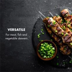 AeroVital Cube Chef Heißluftfritteuse Spießrost Zubehör Edelstahl -Haushaltsgeräte Store 10034409 yy 0004 logo Klarstein AeroVital Cube Chef Spiessrost