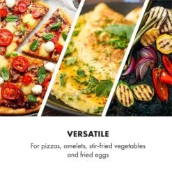 AeroVital Cube Chef Pizzateller Hoher Grilleinsatz Zubehör Edelstahl -Haushaltsgeräte Store 10034411 yy 0003 logo Klarstein AeroVital Cube Chef Pizzateller