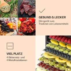 Mega Jerky Dörrautomat 650W 35-80°C LC-Touch-Display Timer 8 Ebenen -Haushaltsgeräte Store 10034439 de 0004 logo