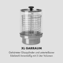 Wurstfabrik 450 Hot Dog Maker 450W 5L 30-100°C Glas Edelstahl 12 Wurstfabrik 450 Hot Dog Maker 450W 5L 30-100°C Glas Edelstahl -Haushaltsgeräte Store 10034450 de 0004 logo