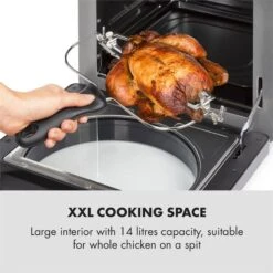 AeroVital Easy Touch Heißluftfritteuse 1700W 14l Timer 16 Programme Schwarz 11 AeroVital Easy Touch Heißluftfritteuse 1700W 14l Timer 16 Programme Schwarz -Haushaltsgeräte Store 10034452 yy 0004 logo Klarstein AeroVital easy touch Fritteuse schwarz