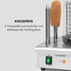 Wurstfabrik Pro 550 Hot Dog Maker 550W 2 Spieße 5L 30-100°C Edelstahl -Haushaltsgeräte Store 10034453 de 0005 logo