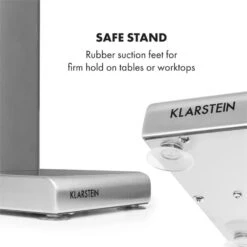 Kraftpaket Milchshake-Mixer Proteinshake 80W Edelstahl Silber -Haushaltsgeräte Store 10034456 yy 0008 logo Klarstein Kraftpaket Pro Milchshake Mixer 80W