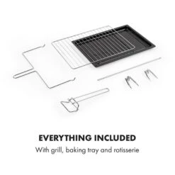 Masterchef 45 Mini-Backofen 45l 2000W 100-230 °C Timer Schwarz -Haushaltsgeräte Store 10034496 yy 0008 logo Klarstein Masterchef 45 Mini Backofen 45l schwarz