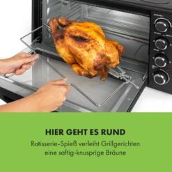 Masterchef 60 Mini-Backofen 60l 2000W 100-230 °C Timer Schwarz -Haushaltsgeräte Store 10034498 de 0006 logo