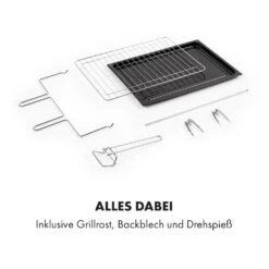 Masterchef 60 Mini-Backofen 60l 2000W 100-230 °C Timer Schwarz -Haushaltsgeräte Store 10034498 de 0008 logo