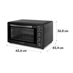 Masterchef 60 Mini-Backofen 60l 2000W 100-230 °C Timer Schwarz -Haushaltsgeräte Store 10034498 yy 0009 logo Klarstein Masterchef 60 Mini Backofen 60l schwarz reedit