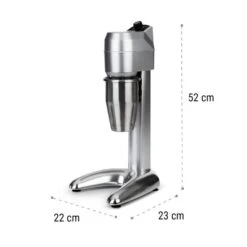 Kraftprotz Milchshake-Mixer Proteinshake 300W Stufenlos Edelstahl -Haushaltsgeräte Store 10034518 yy 0009 logo Klarstein Pro Kraftprotz Milchshake Mixer silber