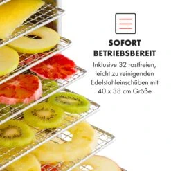 Master Jerky 500 Dörrautomat 3000W 40-90 °C 24h-Timer Edelstahl Silber 11 Master Jerky 500 Dörrautomat 3000W 40-90 °C 24h-Timer Edelstahl Silber -Haushaltsgeräte Store 10034545 de 0004 logo