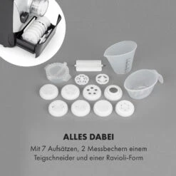 Pastamania Nudelmaschine 260W 7 Aufsätze 500 G 60 DB LED -Haushaltsgeräte Store 10034566 de 0006 logo