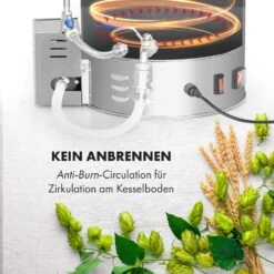 Brauheld Pro Maischekessel 2500W 35L 30-100°C Umwälzpumpe Edelstahl -Haushaltsgeräte Store 10034587 de 0005 logo