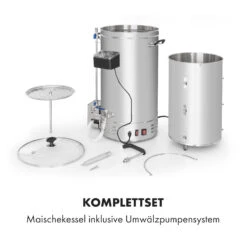 Brauheld Pro Maischekessel 3300W 45L 30-100°C Umwälzpumpe Edelstahl -Haushaltsgeräte Store 10034588 de 0006 logo