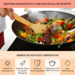 EasyCook Keramikkochfeld 6100W Drehregler Schwarz -Haushaltsgeräte Store 10034604 de 0005 usp