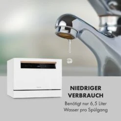Lagoona Geschirrspülmaschine 1380W 6,5L 6 Gedecke Touch -Haushaltsgeräte Store 10034631 de 0007 logo