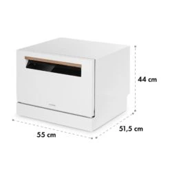 Lagoona Geschirrspülmaschine 1380W 6,5L 6 Gedecke Touch -Haushaltsgeräte Store 10034631 yy 0011 logo Klarstein Lagoona Geschirrspuelmaschine weiss