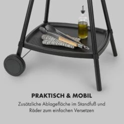 Gatsby Elektrogrill 2000W Antihaft-Grillfläche Seitentische Schwarz -Haushaltsgeräte Store 10034706 de 0007 logo