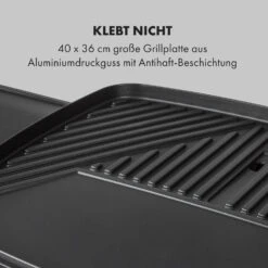 Gatsby Elektrogrill 2000W Antihaft-Grillfläche Seitentische -Haushaltsgeräte Store 10034707 de 0004 logo