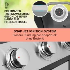 Tomahawk Gasgrill 3 X 3,6 KW Brenner 60 X 43,5 Cm Grill Edelstahl 10 Tomahawk Gasgrill 3 X 3,6 KW Brenner 60 X 43,5 Cm Grill Edelstahl -Haushaltsgeräte Store 10034711 de 0004 usp