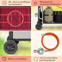 Tomahawk Gasgrill 3 X 3,6 KW Brenner 60 X 43,5 Cm Grill Edelstahl 11 Tomahawk Gasgrill 3 X 3,6 KW Brenner 60 X 43,5 Cm Grill Edelstahl -Haushaltsgeräte Store 10034711 de 0005 usp