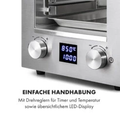 Hannibal Hochtemperaturgrill Indoor 2.200W 850°C Edelstahl Silber -Haushaltsgeräte Store 10034803 de 0005 logo