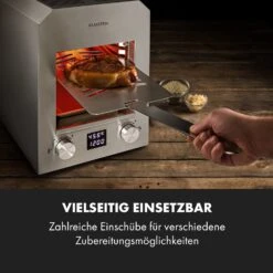 Hannibal Hochtemperaturgrill Indoor 2.200W 850°C Edelstahl Silber -Haushaltsgeräte Store 10034803 de 0006 logo