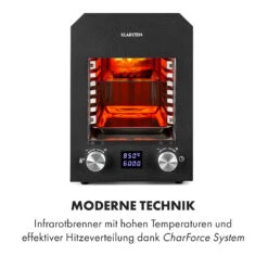 Hannibal Hochtemperaturgrill Indoor 2.200W 850°C Edelstahl Schwarz -Haushaltsgeräte Store 10034804 de 0003 logo