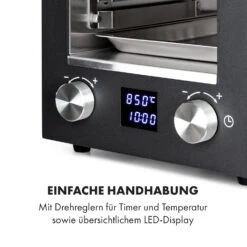 Hannibal Hochtemperaturgrill Indoor 2.200W 850°C Edelstahl Schwarz -Haushaltsgeräte Store 10034804 de 0005 logo