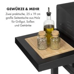 Meat Machine Holzkohlegrill BBQ 45x32,5cm Thermometer Bodenrollen -Haushaltsgeräte Store 10034819 de 0005 logo