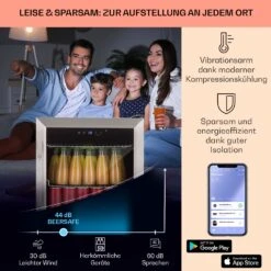 Coachella 50 Weinkühlschrank 47 Liter WiFi-Funktion Hintergrundbeleuchtung Edelstahl -Haushaltsgeräte Store 10034820 de 0003 logo