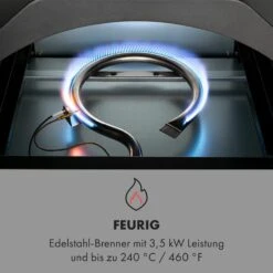 Pizzaiolo Pro Pizza-Gasgrill 76x143x66cm Schamottestein Stahl Mobil -Haushaltsgeräte Store 10034844 de 0005 logo