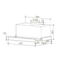 Viola Dunstabzugshaube Edelstahl 59,6 Cm 612m³/h EEK A Silber 16 Viola Dunstabzugshaube Edelstahl 59,6 Cm 612m³/h EEK A Silber -Haushaltsgeräte Store 10034862 yy 0008 logo Klarstein Viola Dunstabzugshaube silber