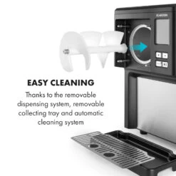 Sweet Sundae Eiscrememaschine Kompressor 1,5l Edelstahl Schwarz -Haushaltsgeräte Store 10034911 uk 0008 logo Klarstein Sahnehaeubchen Eiscrememaschine schwarz