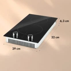 Kochheld Doppel-Induktionskochfeld 2900W Dreh-Regler Glas Schwarz 17 Kochheld Doppel-Induktionskochfeld 2900W Dreh-Regler Glas Schwarz -Haushaltsgeräte Store 10034946 yy 0011 dimensions