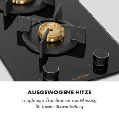 Goldflame Domino Gaskochfeld 2-flammig Messing-Brenner Glaskeramik -Haushaltsgeräte Store 10034971 de 0003 logo