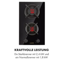 Goldflame Domino Gaskochfeld 2-flammig Messing-Brenner Glaskeramik -Haushaltsgeräte Store 10034971 de 0006 logo