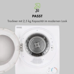 Jet Set 2500 Wäschetrockner Ablufttrockner 850W EEK C 2,5kg 50cm -Haushaltsgeräte Store 10035137 de 0006 logo