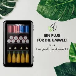 PopLife Getränkekühler Kühlschrank 70 Liter 0-10 °C Retro-Design LED -Haushaltsgeräte Store 10035178 de 0004 logo
