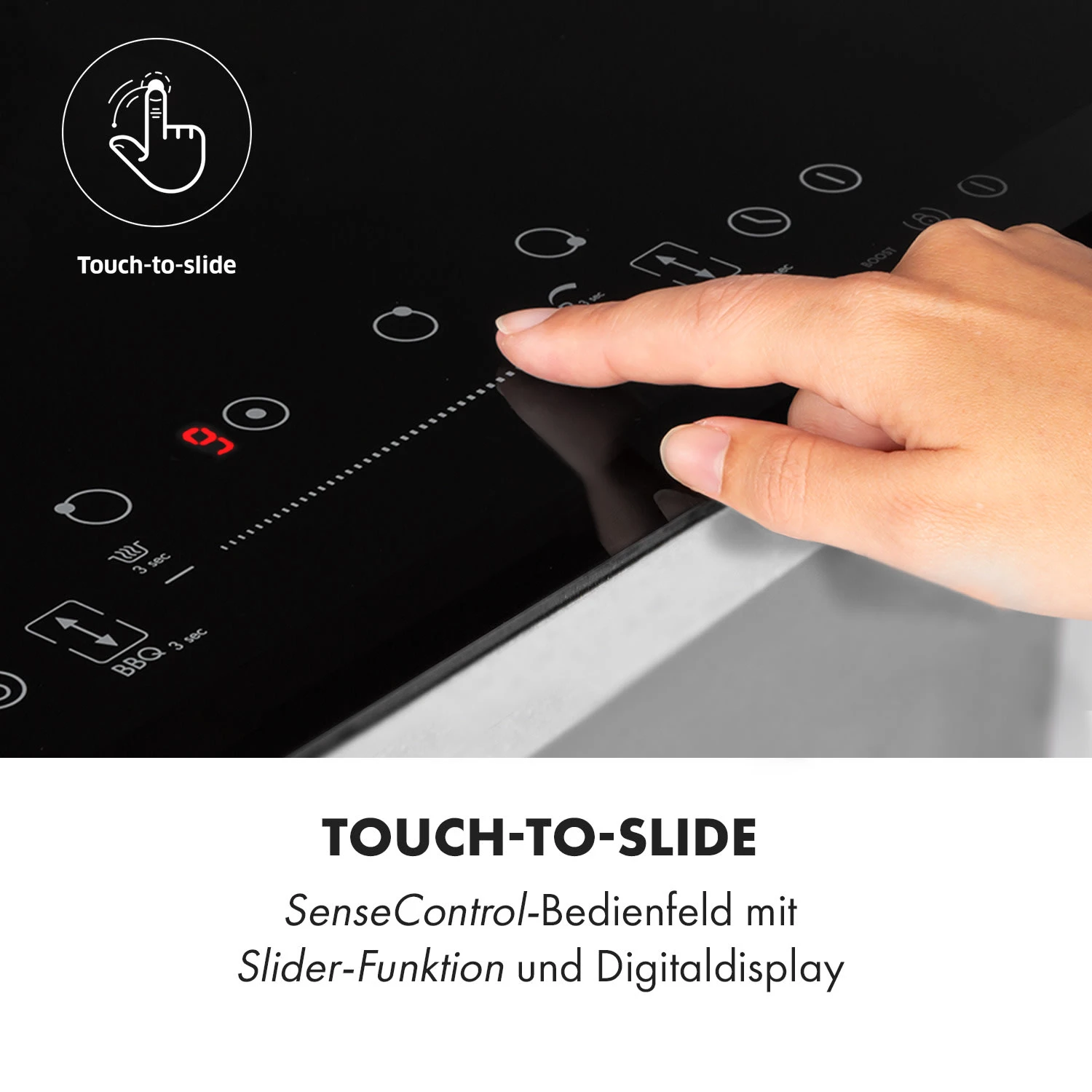 Delicatessa 90 Flex Einbaukochfeld Induktion 5 Zonen 7400W Autark 5 Delicatessa 90 Flex Einbaukochfeld Induktion 5 Zonen 7400W Autark – Bild 5