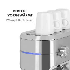 Futura Espressomaker 20 Bar 1450 Watt 20 Bar Wassertank: 1,25 Liter Rostfreier Edelstahl -Haushaltsgeräte Store 10035183 de 0008 logo