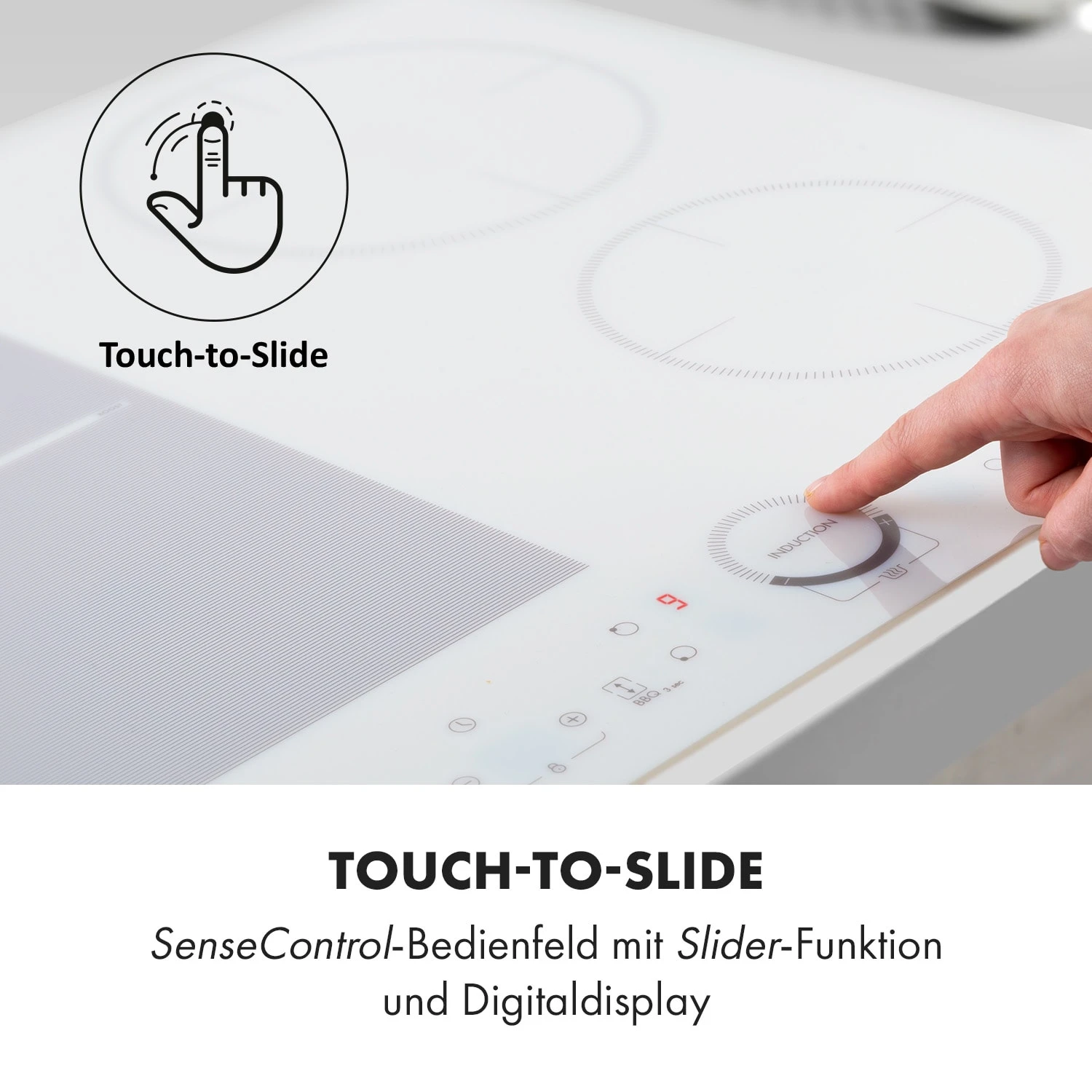 Delicatessa 60 Hybrid Einbaukochfeld Induktion 4 Zonen 7000W 5 Delicatessa 60 Hybrid Einbaukochfeld Induktion 4 Zonen 7000W – Bild 5