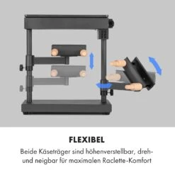 Appenzell XL Raclette Mit Grill 600 W Thermostat 2 Käseträger -Haushaltsgeräte Store 10035218 de 0007 logo