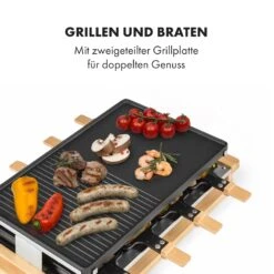 Tournedo Raclette 1200W Aluminiumguss 8 Personen Holz-Dekor 11 Tournedo Raclette 1200W Aluminiumguss 8 Personen Holz-Dekor -Haushaltsgeräte Store 10035219 de 0003 logo
