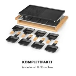 Tournedo Raclette 1200W Aluminiumguss 8 Personen Holz-Dekor 16 Tournedo Raclette 1200W Aluminiumguss 8 Personen Holz-Dekor -Haushaltsgeräte Store 10035219 de 0008 logo