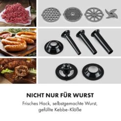 Kraftprotz Elektrischer Fleischwolf 700 W Kupfermotor Hack Wurst Kebbe Edelstahl 10 Kraftprotz Elektrischer Fleischwolf 700 W Kupfermotor Hack Wurst Kebbe Edelstahl -Haushaltsgeräte Store 10035233 de 0003 logo
