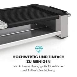 Bistecca Raclette 1200W Metall / Stein 8 Personen Kontroll-LED 10 Bistecca Raclette 1200W Metall / Stein 8 Personen Kontroll-LED -Haushaltsgeräte Store 10035293 de 0003 logo
